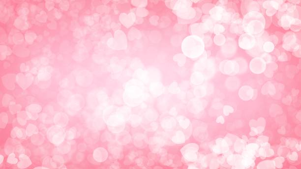 istock Heart red background illustration , Valentine's Day 1097310070