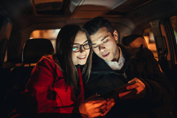 istock Young couple in car 1097318644