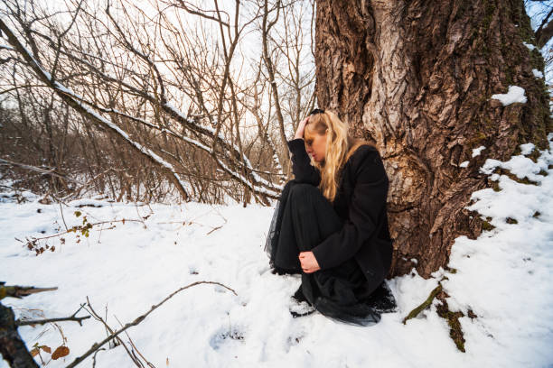istock Lonely and depressed woman 1097320474