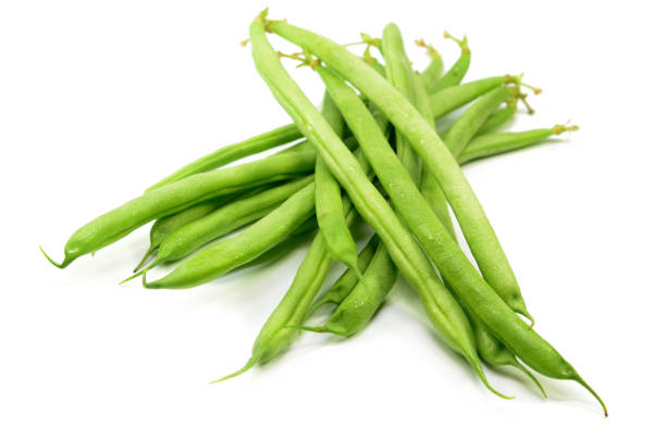 istock Green french beans isolated 1097334856