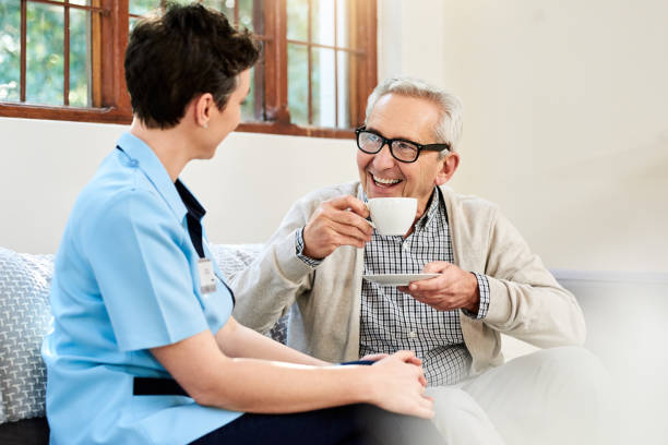 istock Enjoying some tea and great company 1097353676