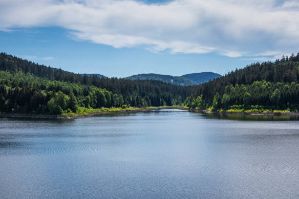 istock Zillierbach Dam lake in Harz, Germany 1097354398