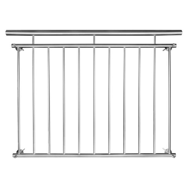istock French Balkony Stainless Steel isolated 1097356814