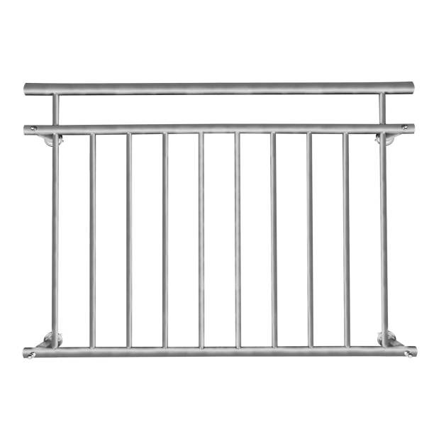 istock French Balkony Stainless Steel isolated 1097357706