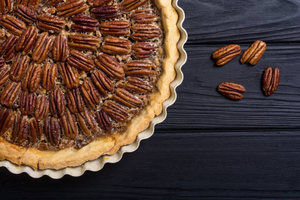 istock Autumn american pecan pie 1097364390