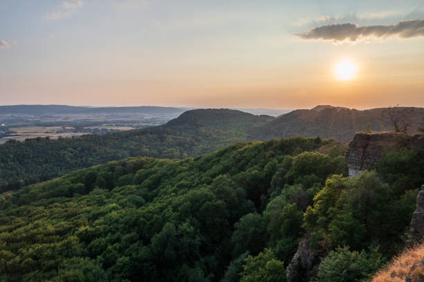 istock Sandstone rock formation Hohenstein in Germany 1097364674