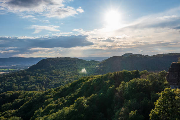 istock Sandstone rock formation Hohenstein in Germany 1097364696