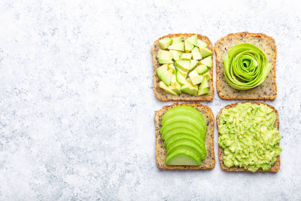 istock Avocado healthy  toasts 1097369542