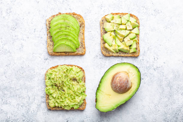 istock Avocado healthy  toasts 1097369546