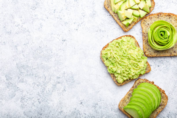 istock Avocado healthy  toasts 1097369576