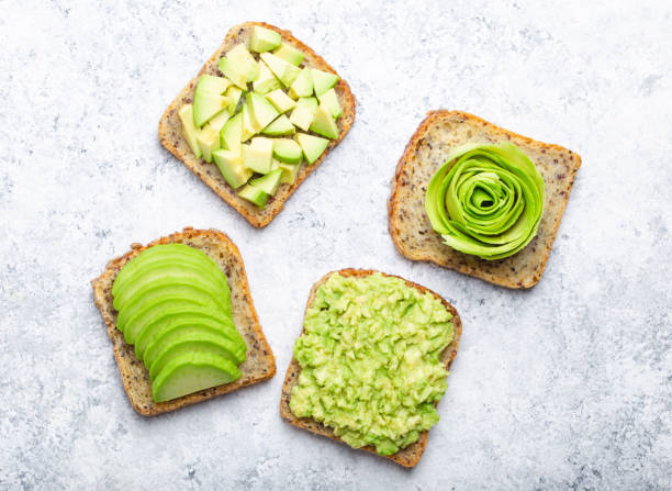 Avocado healthy  toasts
