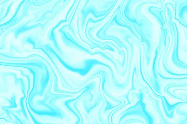 Photo of Light Blue Teal White Marble Abstract Water Sea Ice Texture Pastel Gradient Background Frost Pattern