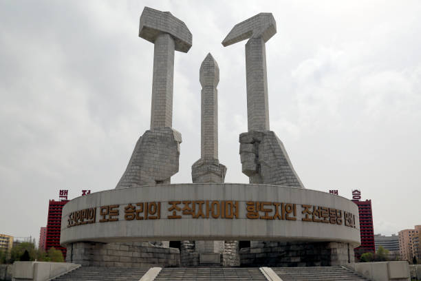istock Monument to Party Founding, North Korea 1097380652