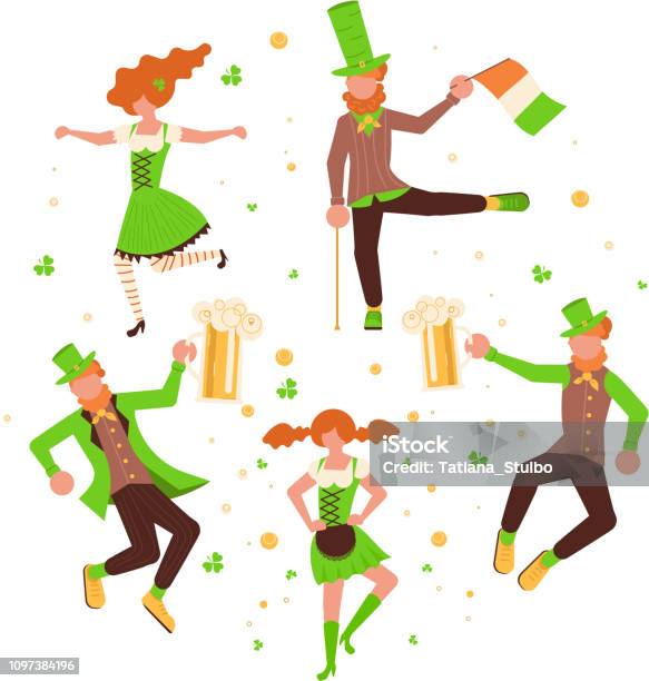 St Patricks Day Banner Stock Illustration - Download Image Now - Luck, People, St. Patrick's Day