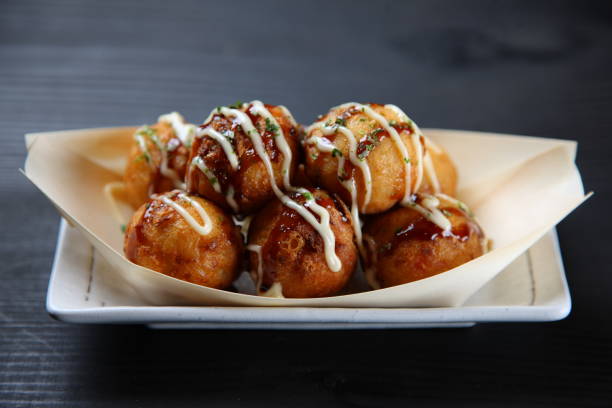 TAKOYAKI Japanese octopus balls