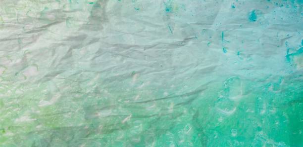 istock Green abstract background with salt crystals and copy space 1097392204