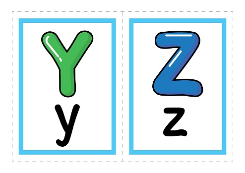 Flash Card Vector Flash Card Alphabet Vector Colored Alphabet Flash Cards Vector Free ...