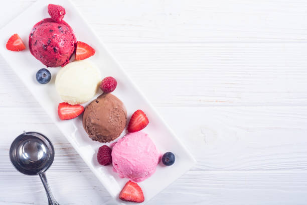 istock Mix of ice cream ball 1097410040