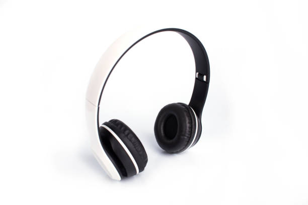 istock New Luxury White wireless headphones on white background 1097416660