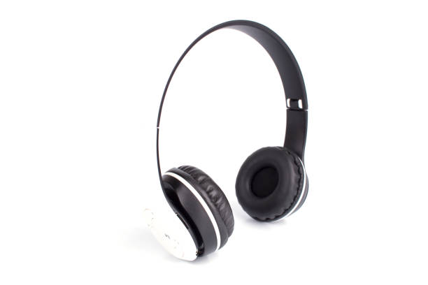 istock New Luxury White wireless headphones on white background 1097418658
