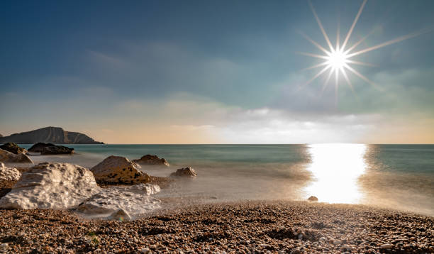 istock Long exposure rock pools on the Jurassic Coast in Dorset, UK 1097423400