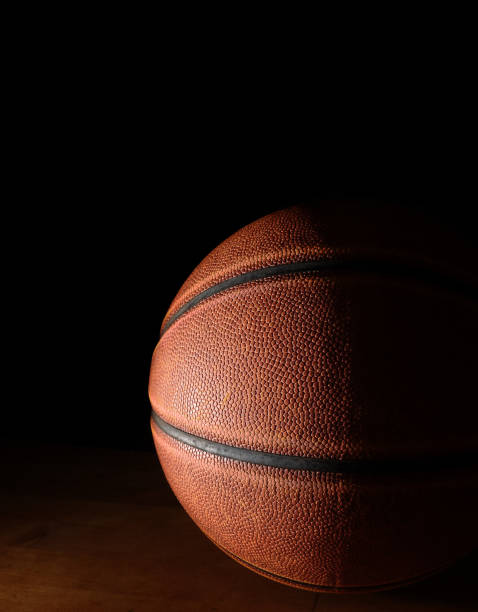 istock Basketball on the court 1097432430
