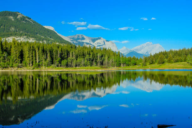 istock Summer refelcted in Middle Lake, Bow Valley Provincial Park, Alberta, Canada 1097439004