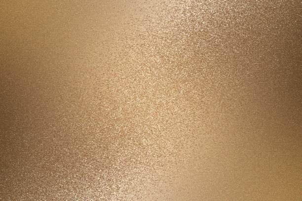 istock Texture of rough bronze metal wall, abstract background 1097441728