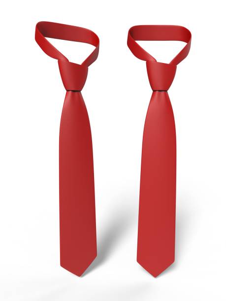 istock Blank tie for mock up design, 3d render illustration. 1097442250