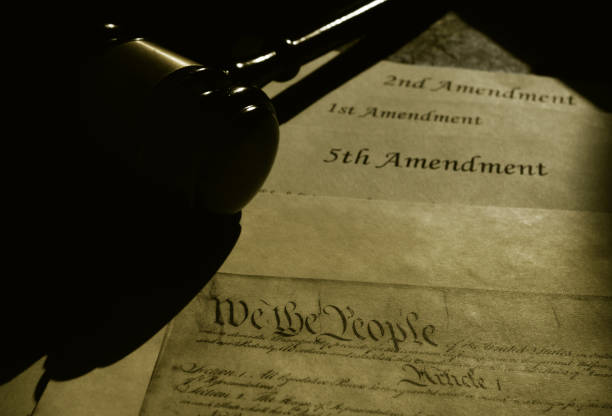 istock United States Constitution and Amendments with gavel 1097444438