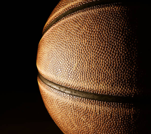istock Basketball closeup on black 1097451512