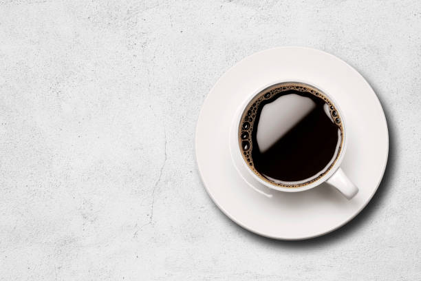 istock Cup of Coffee on white background 1097455130