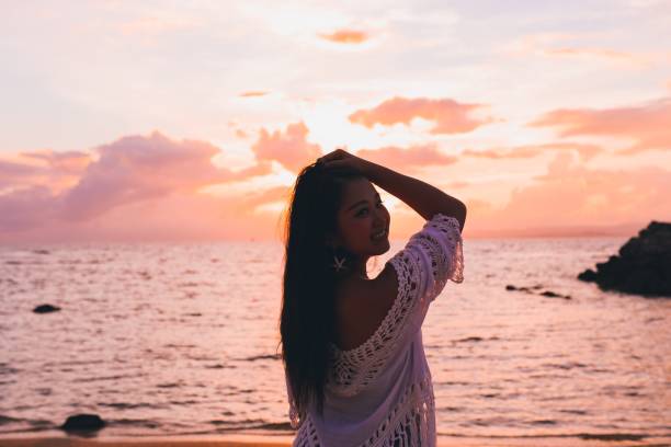 istock A woman and sunset 1097458368