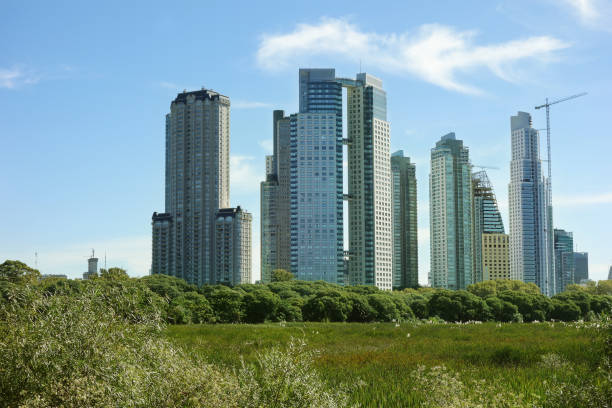 istock Buenos Aires skyline and park 1097461886