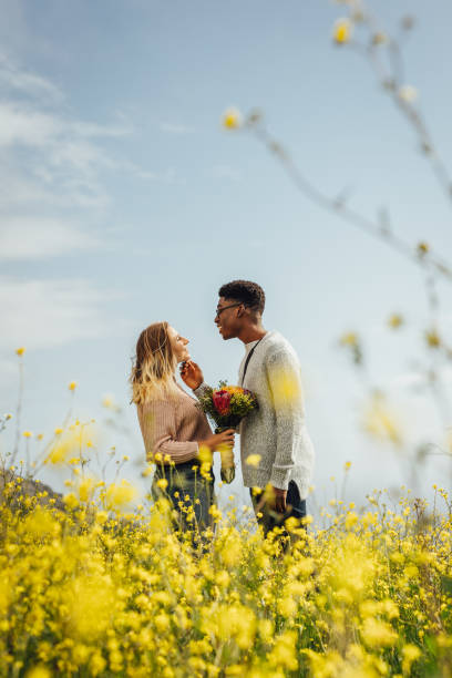istock Romantic couple caught in a lovely moment 1097472540