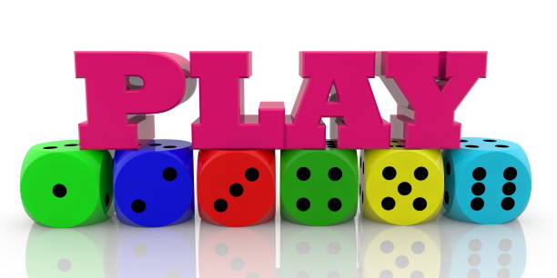 istock Play concept on colorful dice 1097477666