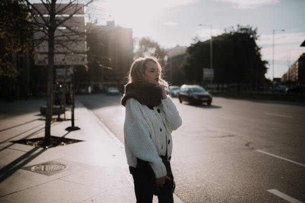 istock Young woman at urban environment 1097482338