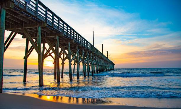 istock Sunrise in Surf City, North Carolina 1097485584