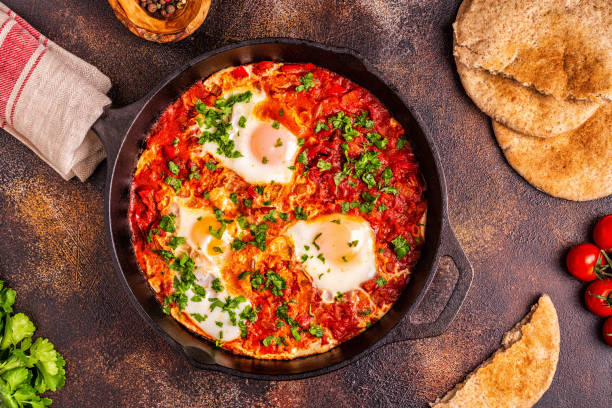 istock Shakshuka in a Frying Pan 1097489886