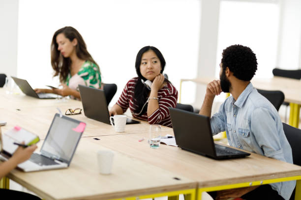 istock Group of people working at modern office 1097490440