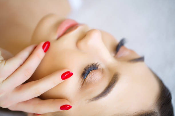 istock Woman Eye with Long Eyelashes. Eyelash Extension 1097490832