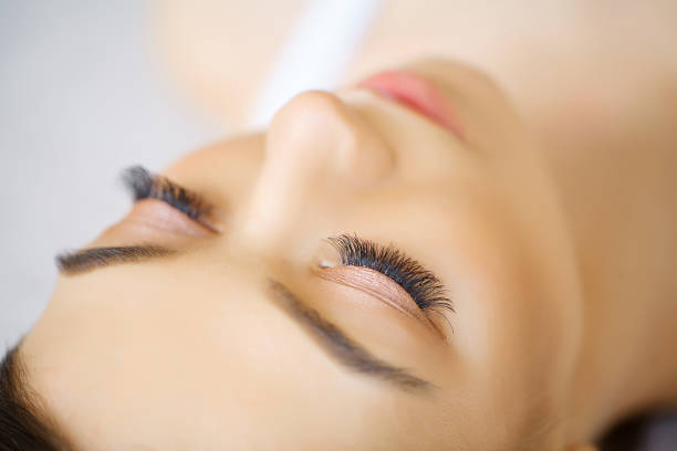istock Woman Eye with Long Eyelashes. Eyelash Extension 1097491500