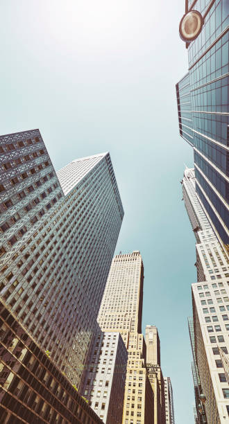 istock Looking up at Manhattan buildings, NYC. 1097500782