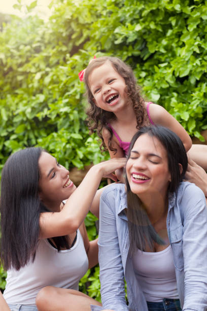 istock Family playing in the garden 1097502050