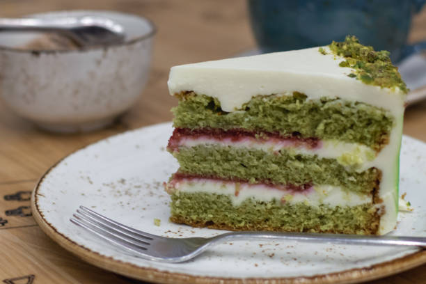 istock Delicious pistachio cake closeup 1097505248
