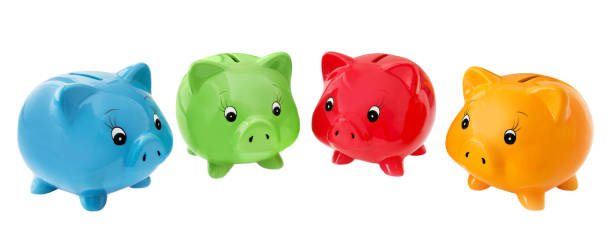 istock Four Piggy Banks 1097516752
