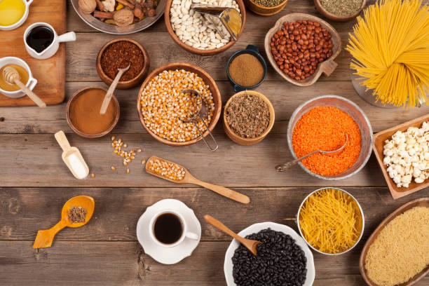 istock cereal bowls over wooden table 1097519584