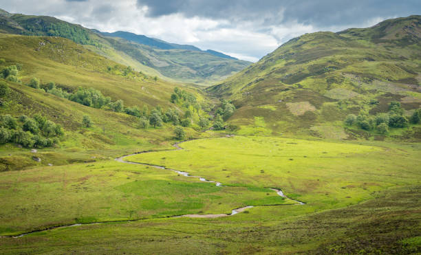 istock Panoramic view near Suidhe Viewpoint, along the B862 road in the Scottish Highlands. 1097543532