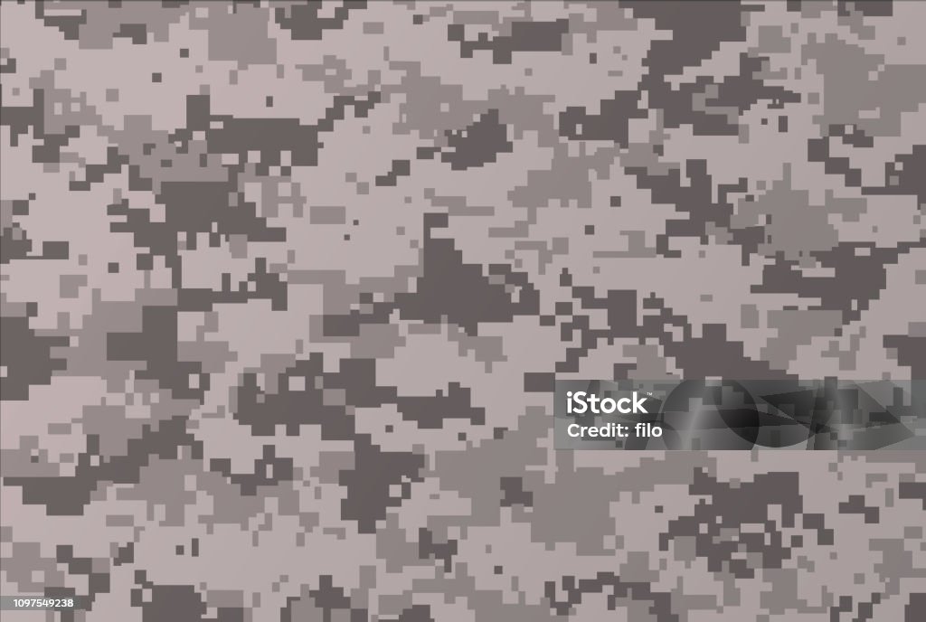 Camouflage Background Military digital camouflage background pattern. Camouflage stock vector