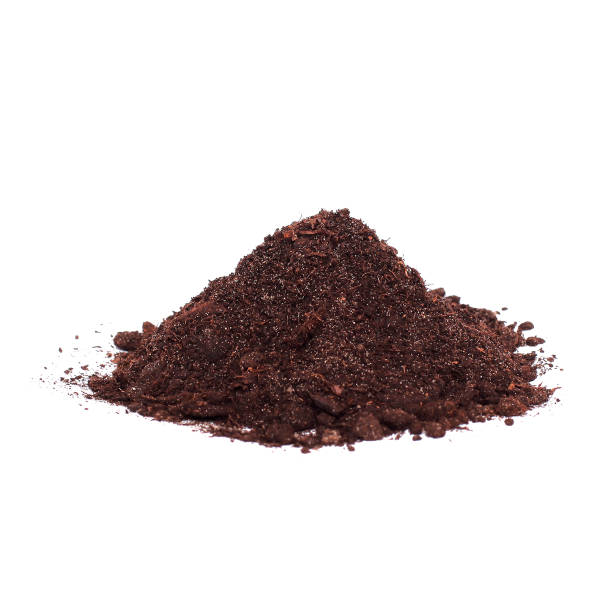 istock Pile of soil isolated on white background 1097558324